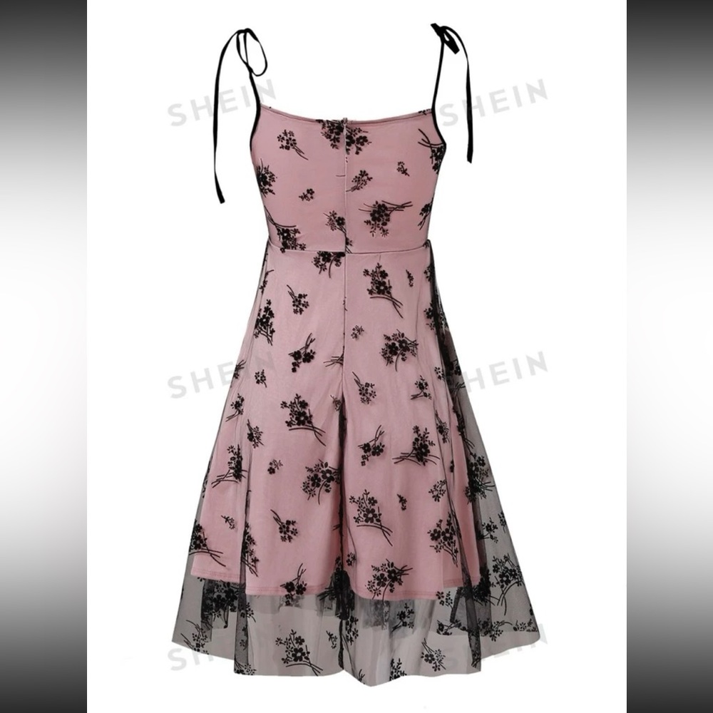 Pink and Black layered fairy dress